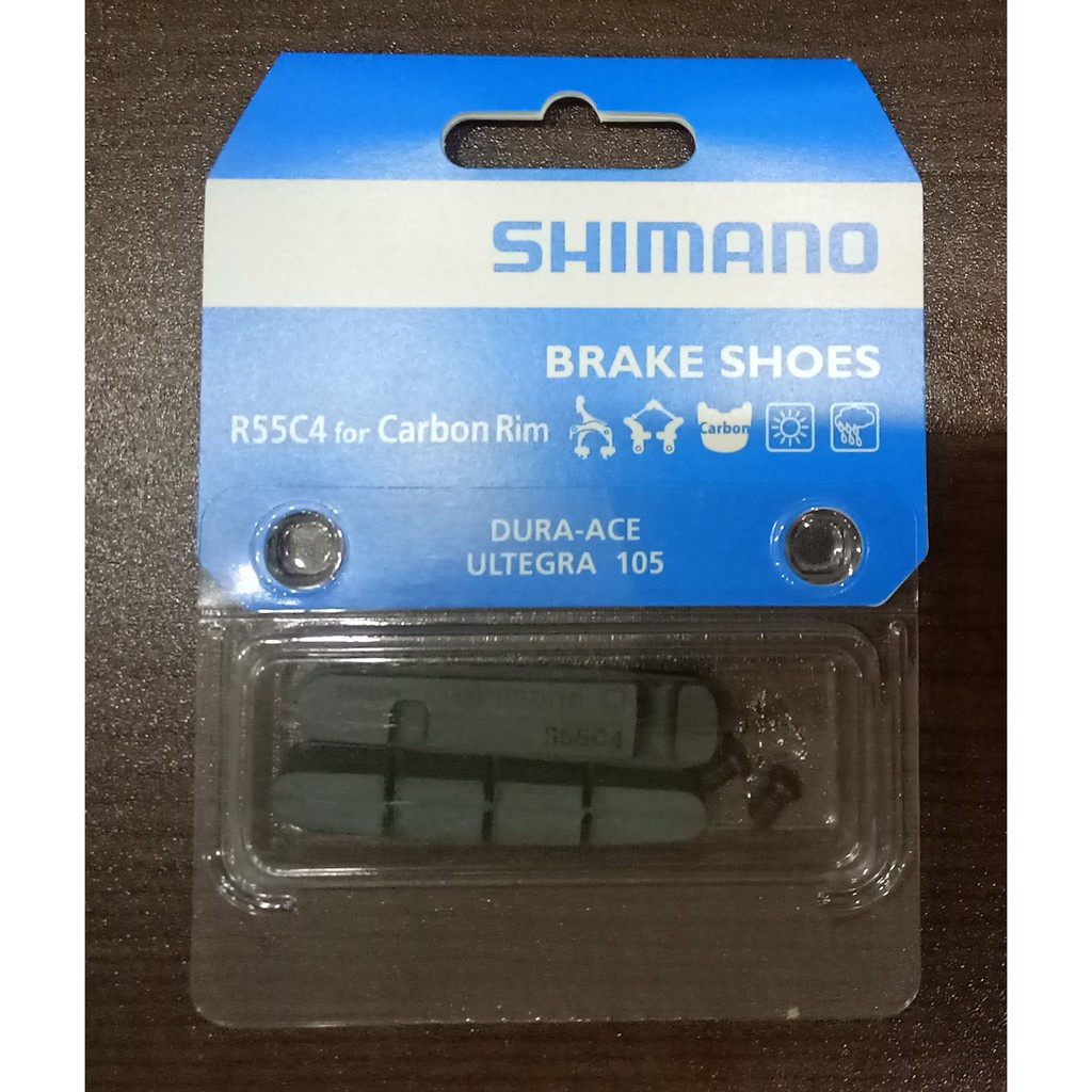 Gôm thắng Shimano R55C4 sử dụng cho bánh nhôm và bánh carbon, hàng chính hãng