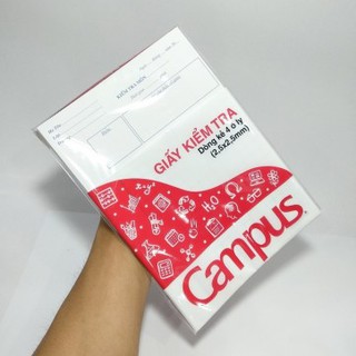 Giấy kiểm tra cấp 1 (Giấy kiểm tra ô ly) Campus