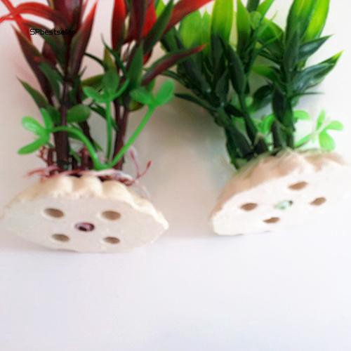 Cây giả bằng nhựa trang trí cho hồ cá