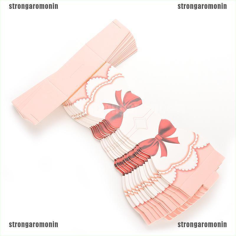 Set 100 hộp giấy đựng kẹo hình cô dâu chú rể xinh xắn chủ đề hoạt hình