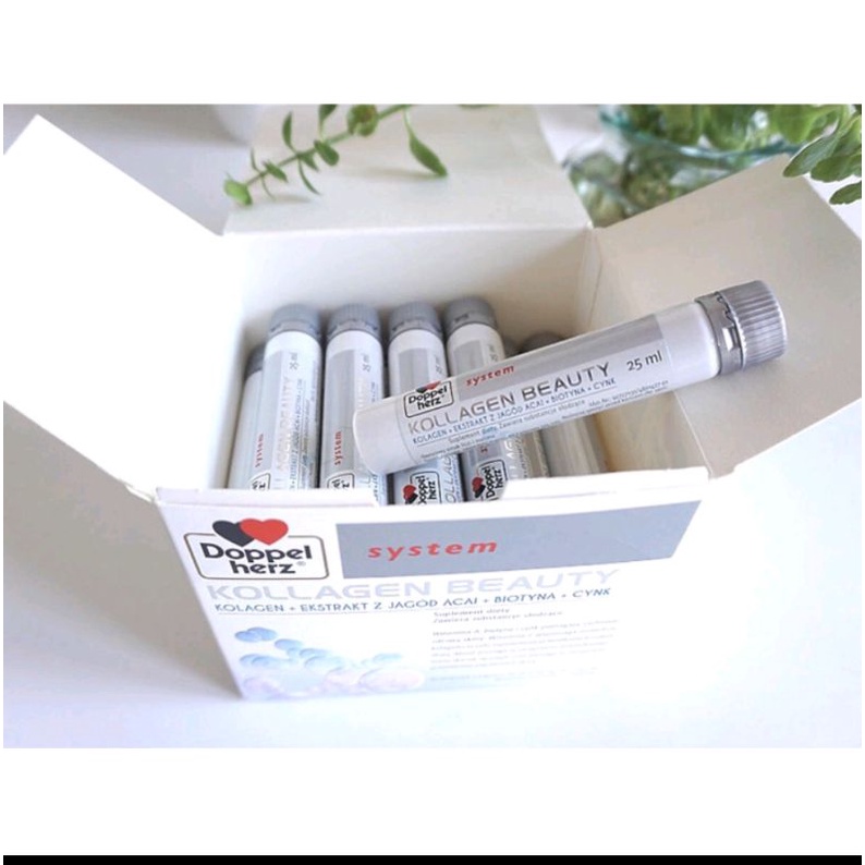 Collagen thủy phân Doppelherz Kollagen beauty 30 ống