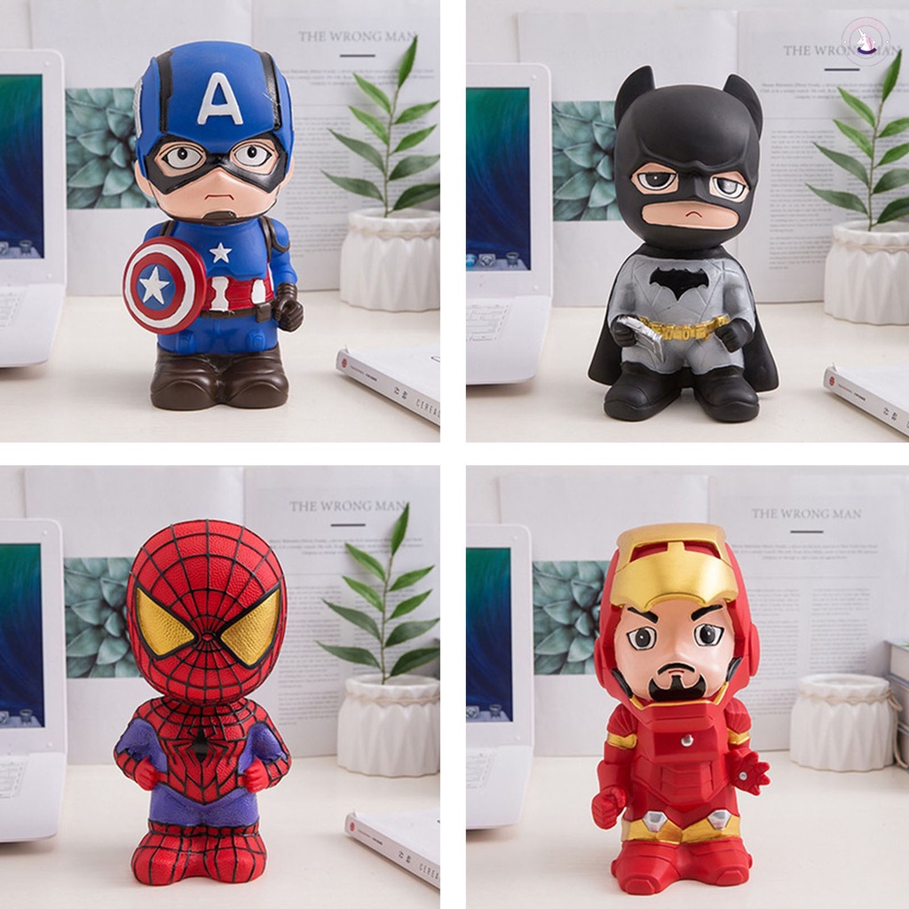 Ống heo tiết kiệm tiền hình siêu anh hùng Marvel