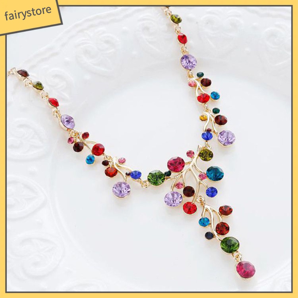 Vòng cổ kiểu chữ Y đính đá thời trang dành cho nữ