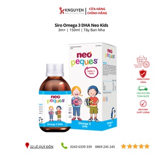 Neo kids Siro bổ sung Omega3 DHA Vitamin A, D3