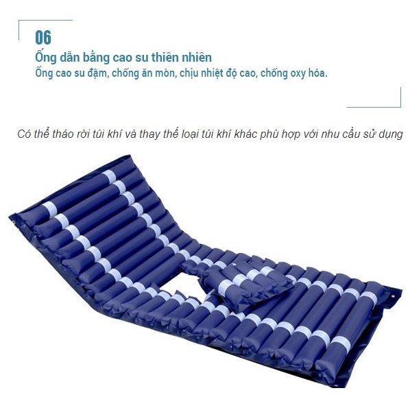 Đệm Hơi Chống Loét Cao Cấp Cho Người Già, Nệm Massage Cho Người Liệt HM N53