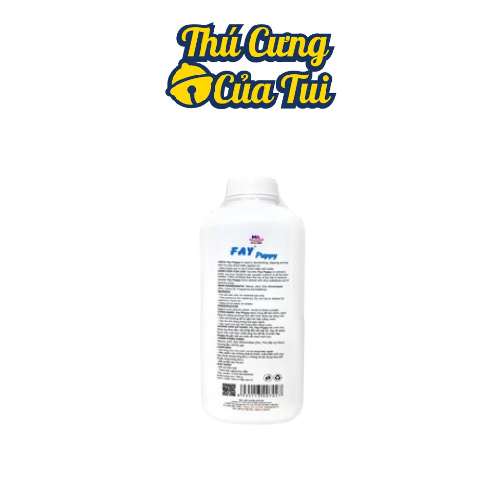 Phấn Thơm Khử Mùi Cho Chó Fay Puppy - 120g - Thú Cưng Của Tui