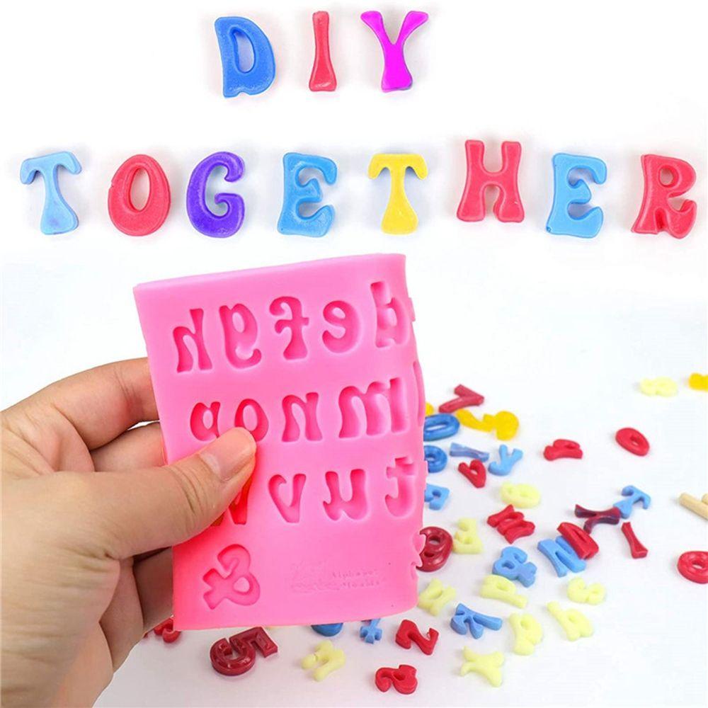 AUGUSTINA Khuôn Làm Bánh Hình Chữ Cái Trang Trí DIY