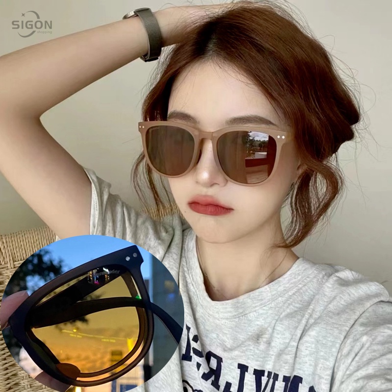 Kính Mát Chống Tia Cực Tím Gọn Nhẹ Dễ Phối Đồ Cho Nữ