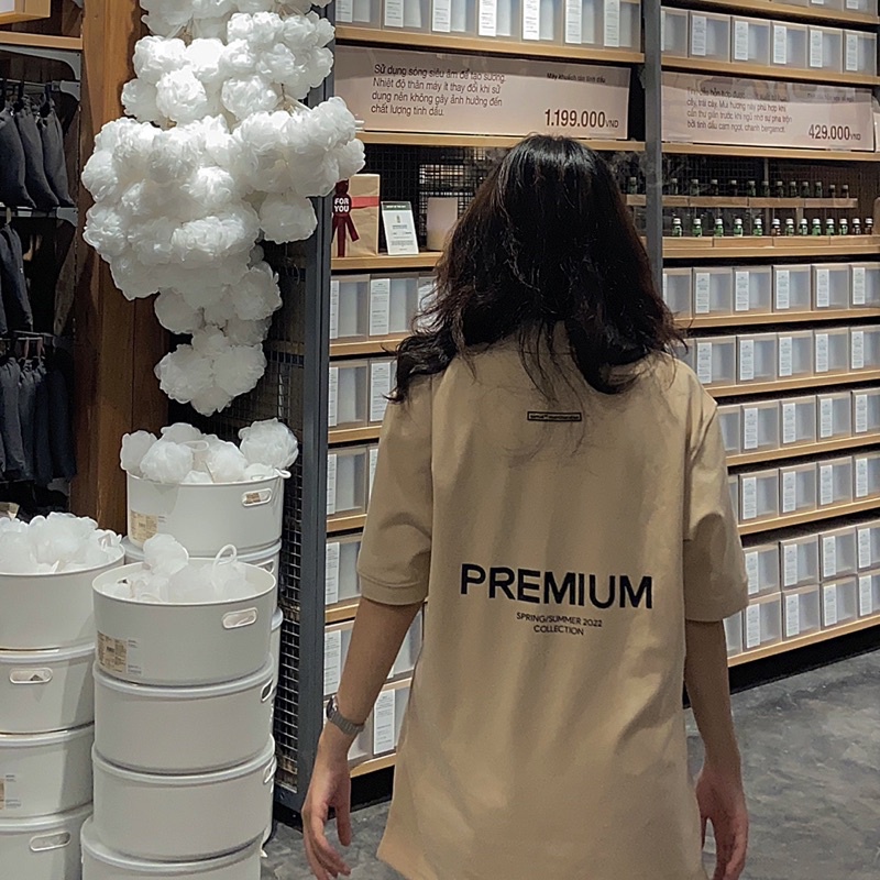 ÁO POLO CÁ SẤU FORM RỘNG IN NỔI LOGO PREMIUM MÀU TAN - SAMIÉ - ÁO CÓ CỔ UNISEX MÀU TAN
