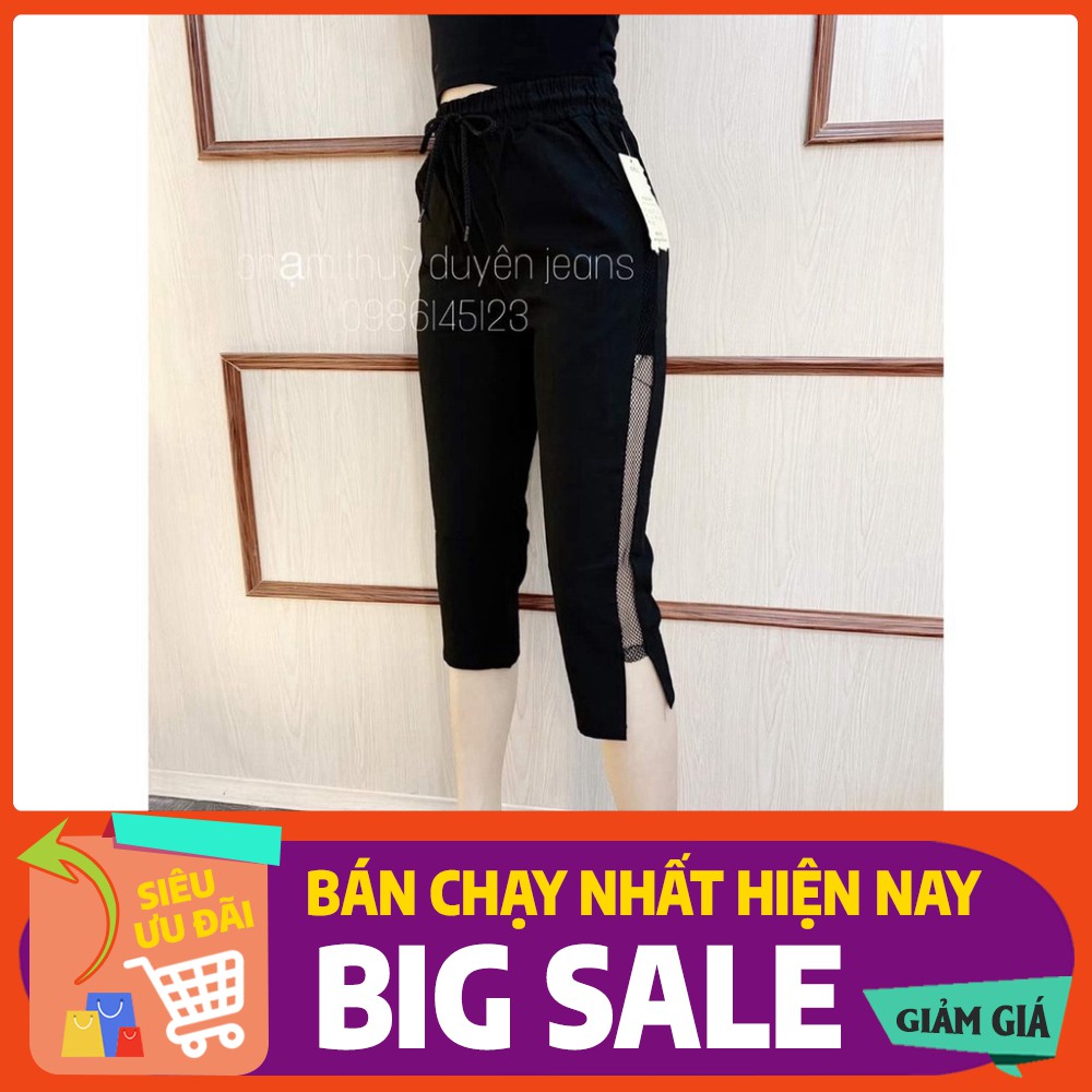 quần baggy lưới chất đũi dáng lỡ hót hít