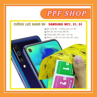 Kính cường lực dẻo nano 9h samsung m21, m31, m51