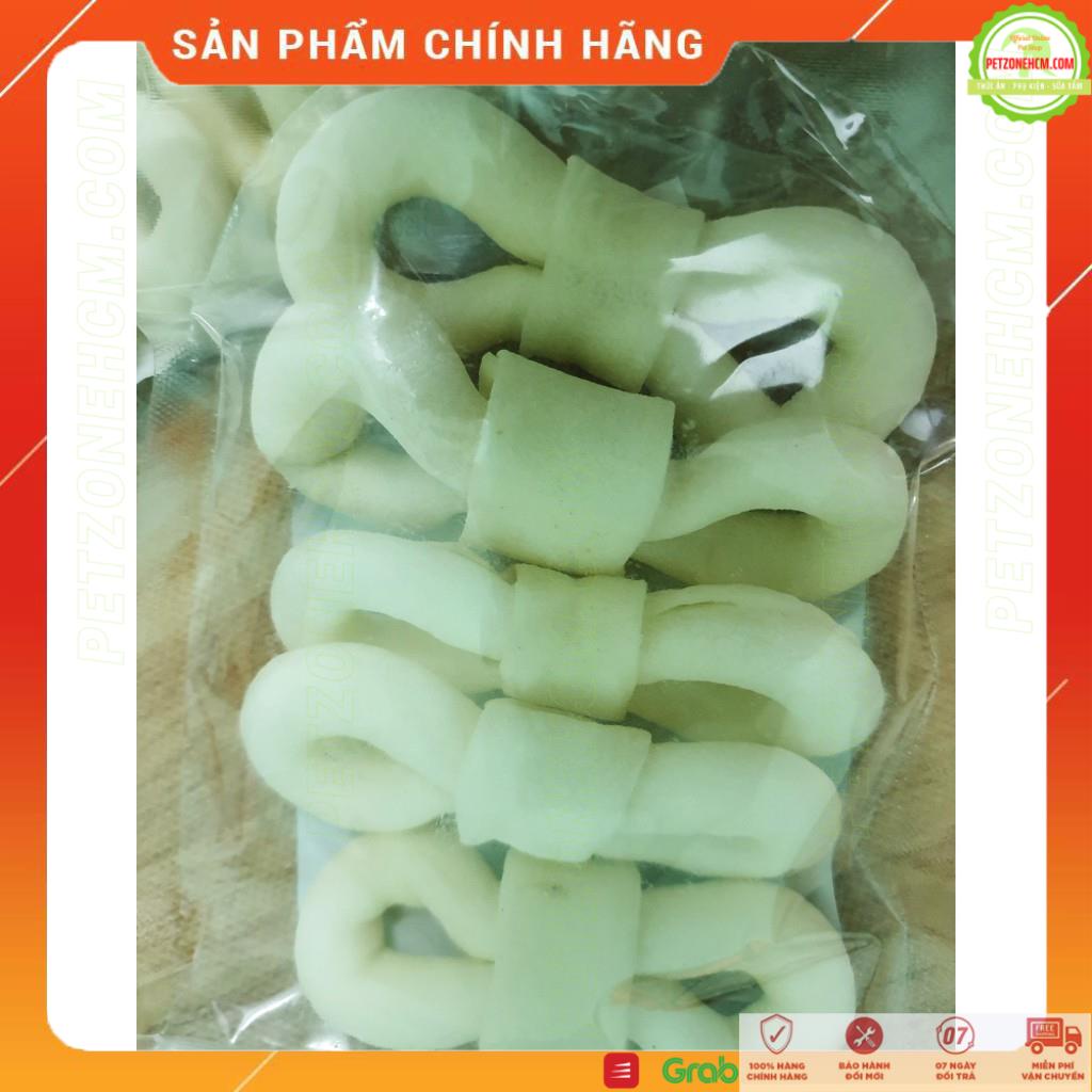 Xương đồ ăn da bò và sữa  FREESHIP  THT - 608 | gói 5 cây | Pet Snack bánh thưởng xương gậm sạch răng bò cho chó