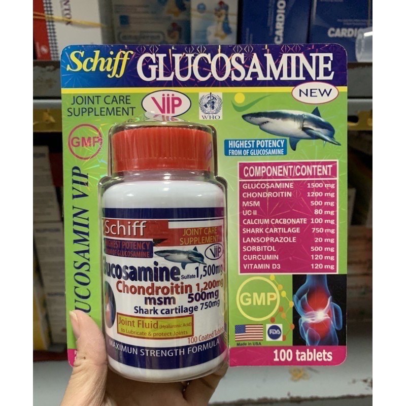 Glucosamine Schiff 15000 mg giải pháp mới về xương khớp