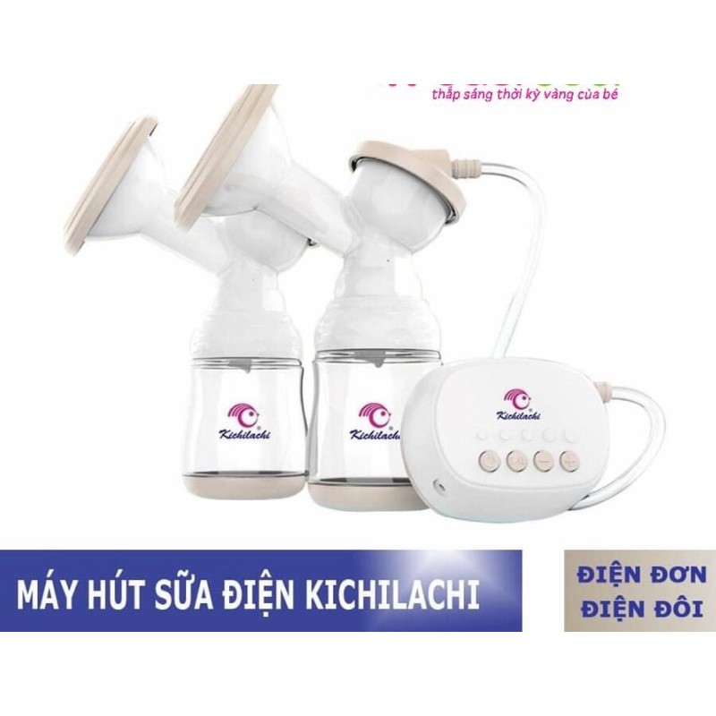 (giá gốc)Máy hút sữa điện đôi Kichi /Nhật Bản