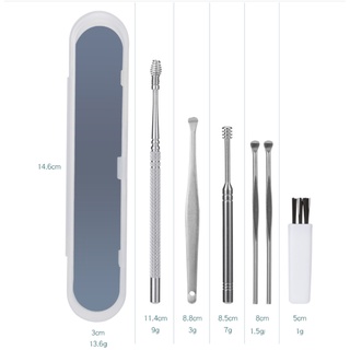 Bộ dụng cụ ráy tai 7 món inox