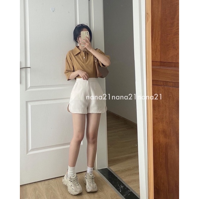 Áo pull polo trơn Nana21 Nanastore21