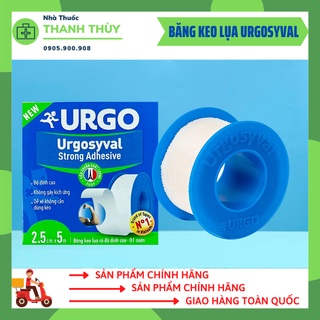 BĂNG KEO LỤA URGOSYVAL Dùng Để Băng Các Vết Thương Hậu Phẫu 1.25cmX5m Và