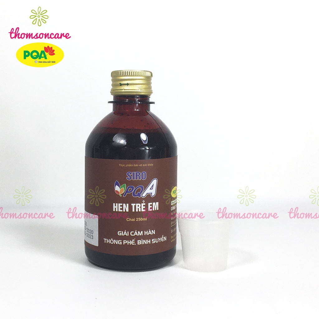 Siro PQA - hỗ trợ giảm hen cho bé