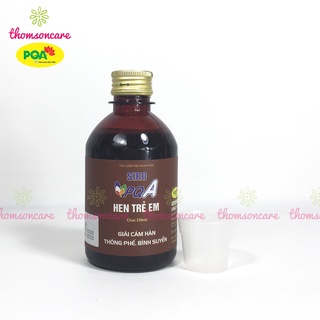 Siro PQA - hỗ trợ giảm hen cho bé