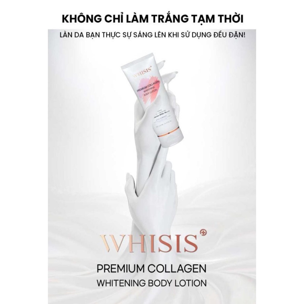 Kem Dưỡng Trắng Da Body Minhchaustore Kem Body Whisis 200ml Kem dưỡng trắng da chống nắng
