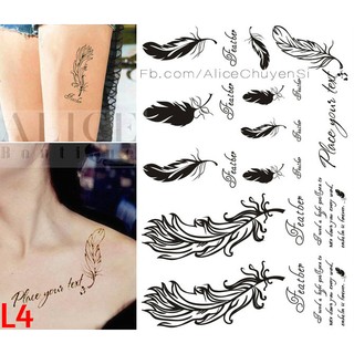 Combo 3 tấm hình xăm dán lớn