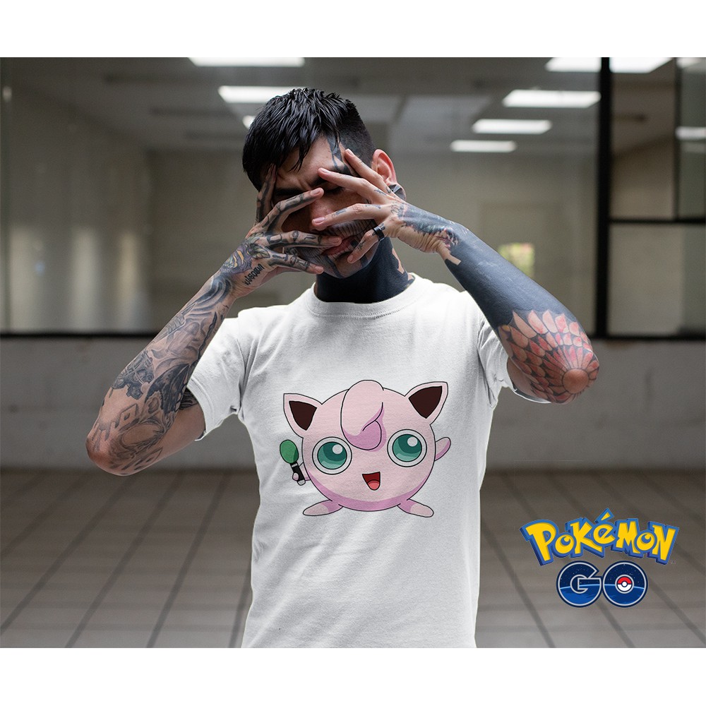 Áo thun Cotton Unisex - Game - Pokemon GO - Pokemon Purin
