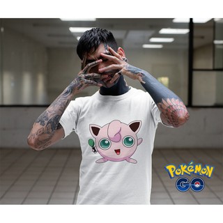 Áo thun cotton unisex - game - pokemon go - pokemon purin