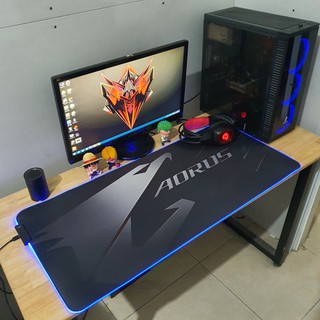 Lót chuột RGB Size 80x30cm, 90x40cm Dày 3mm Siêu bền