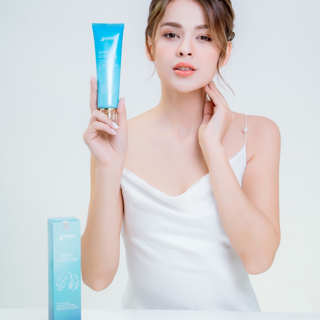 Dưỡng Thể Trắng Da Body Gold 24k Quyên Lara,Trẻ Hóa Làn Da,Dưỡng Da Trắng Hồng Hiệu Quả Ngay Sau 2 Tuần Sử Dụng 160 ml