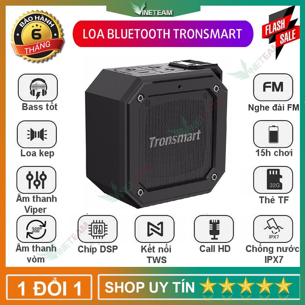 Loa Bluetooth 4.2 chống thấm nước Tronsmart Element Groove 10W Hãng Phân Phối Chính Thức -dc3992