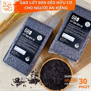 Gạo Lứt Đen Dẻo Hữu Cơ Cho Người Ăn Kiêng Cao Cấp Hút Chân Không Túi 1Kg