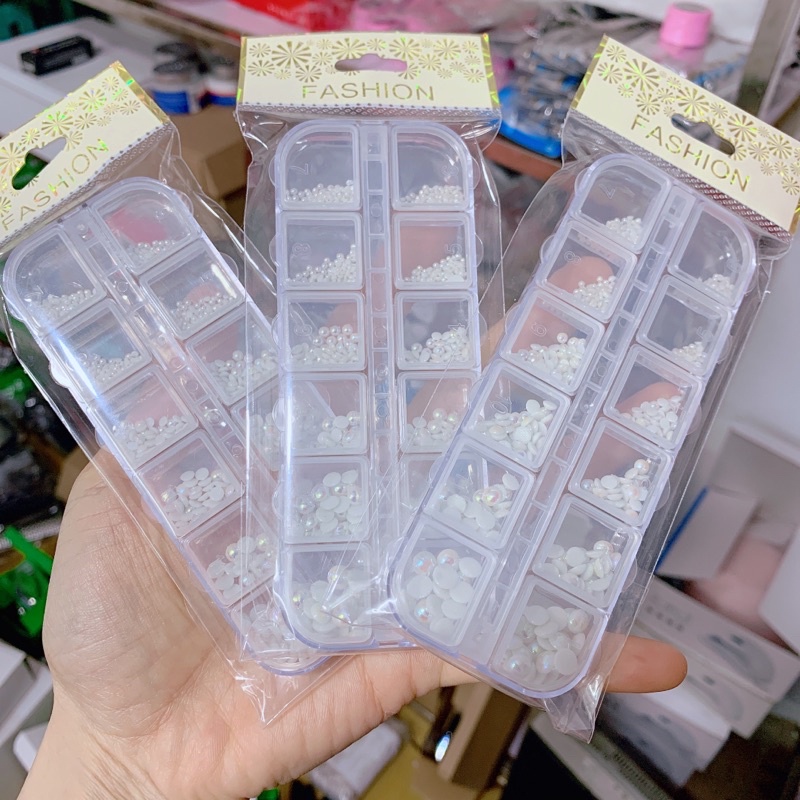 Trai nửa gắn móng mix 12 màu - LanChiNail
