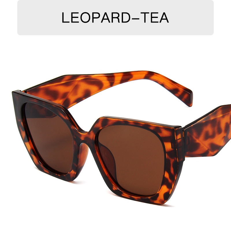 Kính Mát Gọng Vuông Cỡ Lớn Đính Đá Thời Trang Cho Nữ