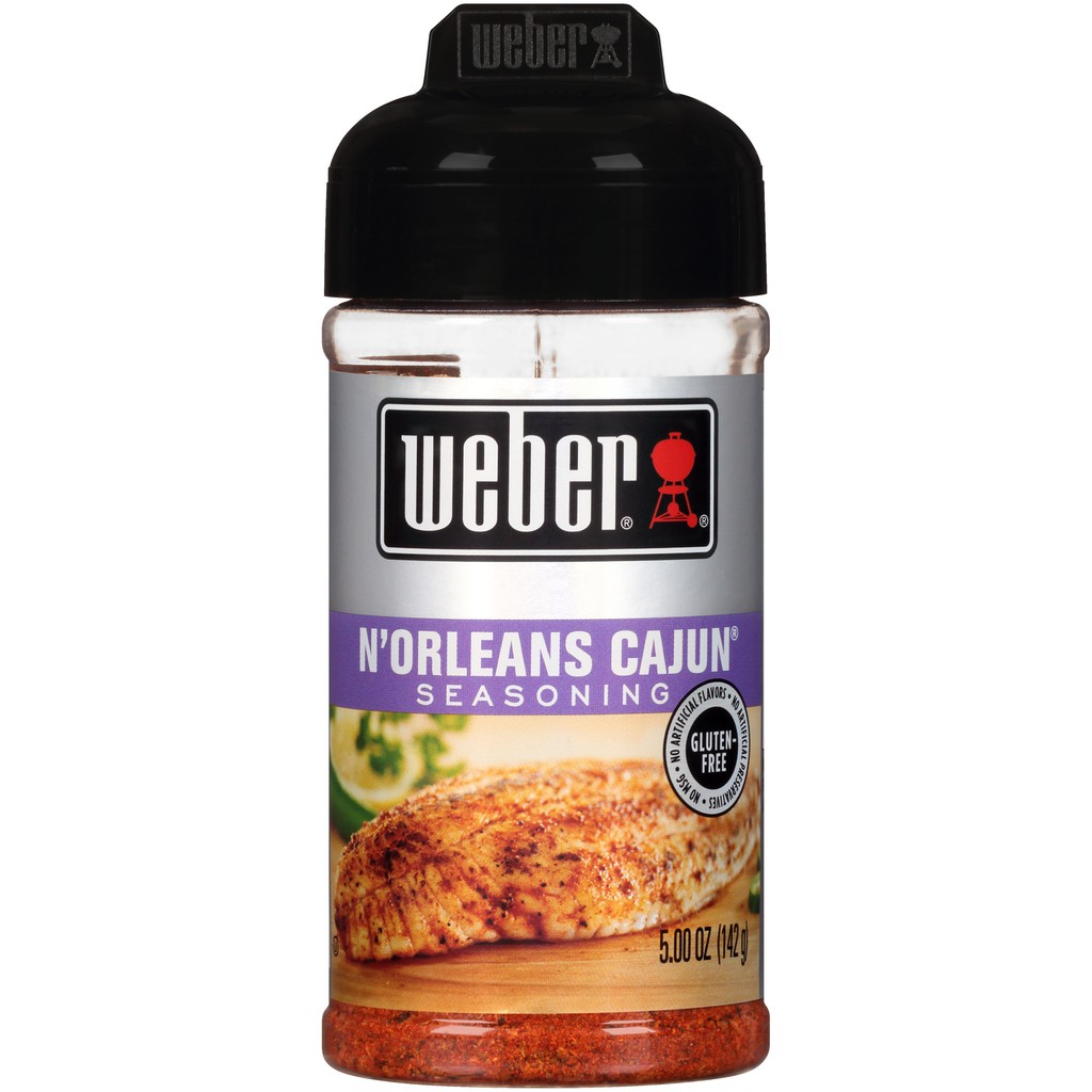 [GIA VỊ ƯỚP ĂN KIÊNG] GIA VỊ ĂN KIÊNG - GIA VỊ ƯỚP N'Orleans Cajun (cay) Weber 0 CALO , siêu thơm ngon 176g