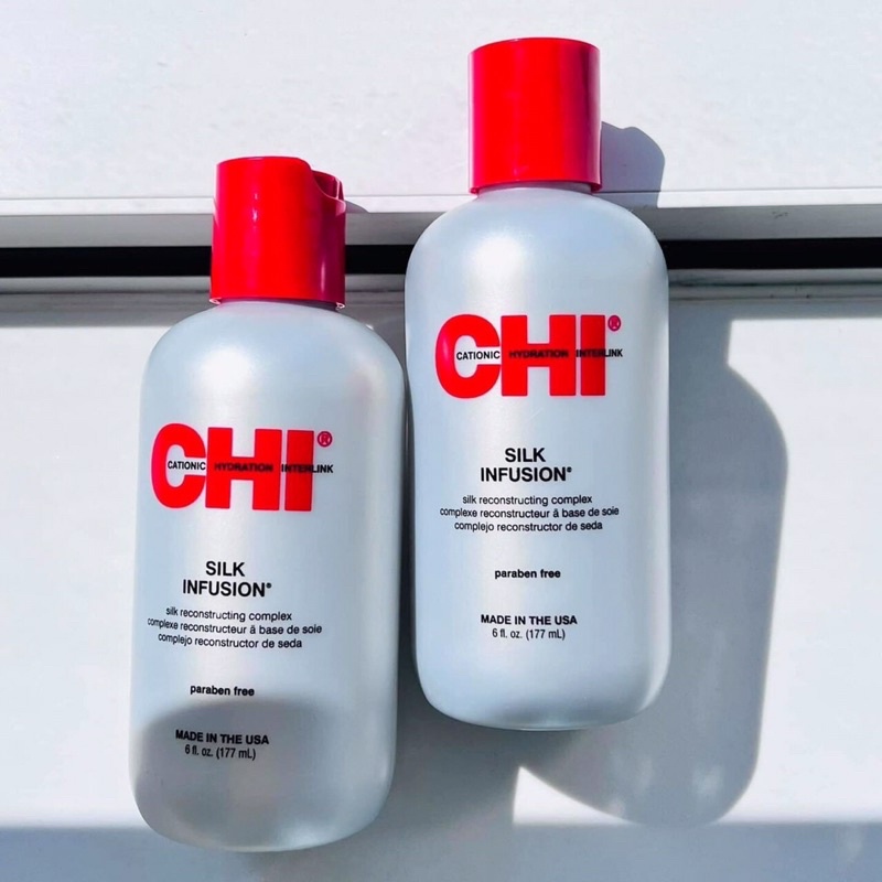 CHI - Silk Infusion dưỡng tóc-Dầu gội Shampoo 177ml