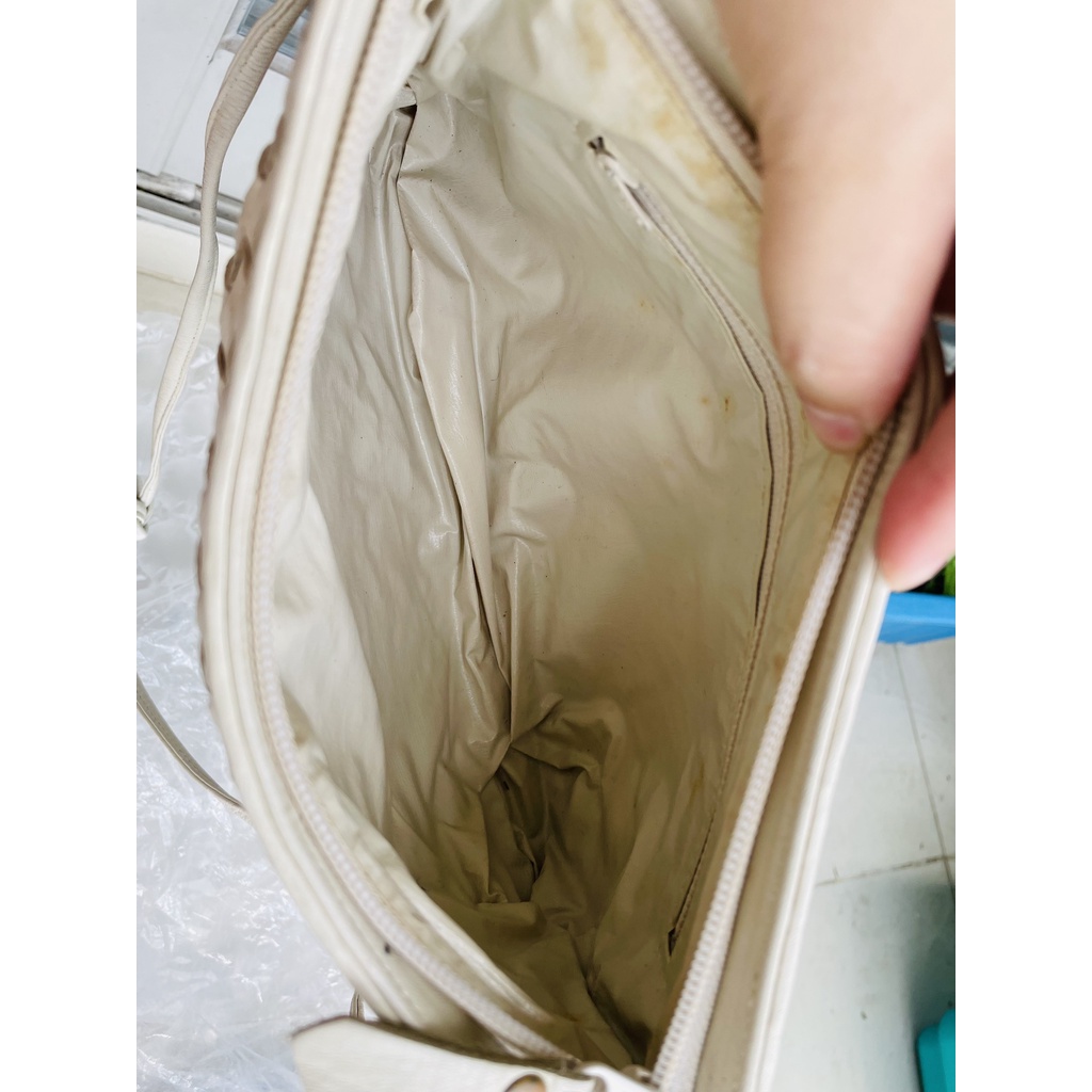 Túi si đeo chéo da đan