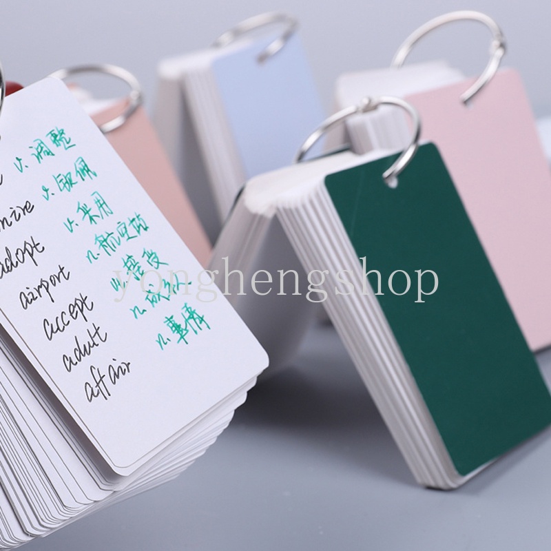 Set 100 Tờ Giấy Ghi Chú Kiểu Dáng Đơn Giản Tiện Dụng Cho Học Sinh