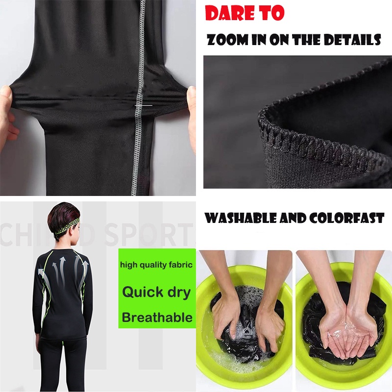 Bộ Đồ Bơi 2 / 3 Món Áo Tay Dài + Quần Dài Phong Cách Baju Renang Lelaki Hồi Giáo Cho Bé Trai