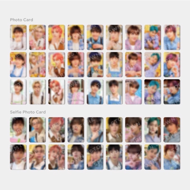 Bộ hình ảnh ngẫu nhiên random Baker House Recipe - nhóm NCT 127