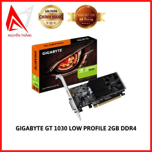 Vga card màn hình Gigabyte GeForce GT 1030 Low Profile 2GB DDR4 new chính hãng