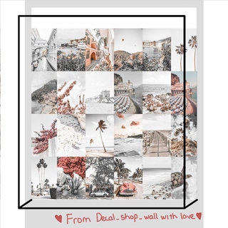 12 tấm Wall Collage decal keo sẵng, bền màu - theme Xám Trắng màu
