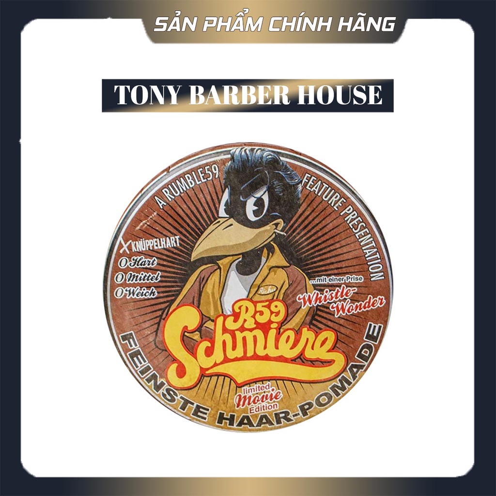 Pomade tạo kiểu tóc Schmiere Movie Edition Rock Hard - The Wanderers 140ml