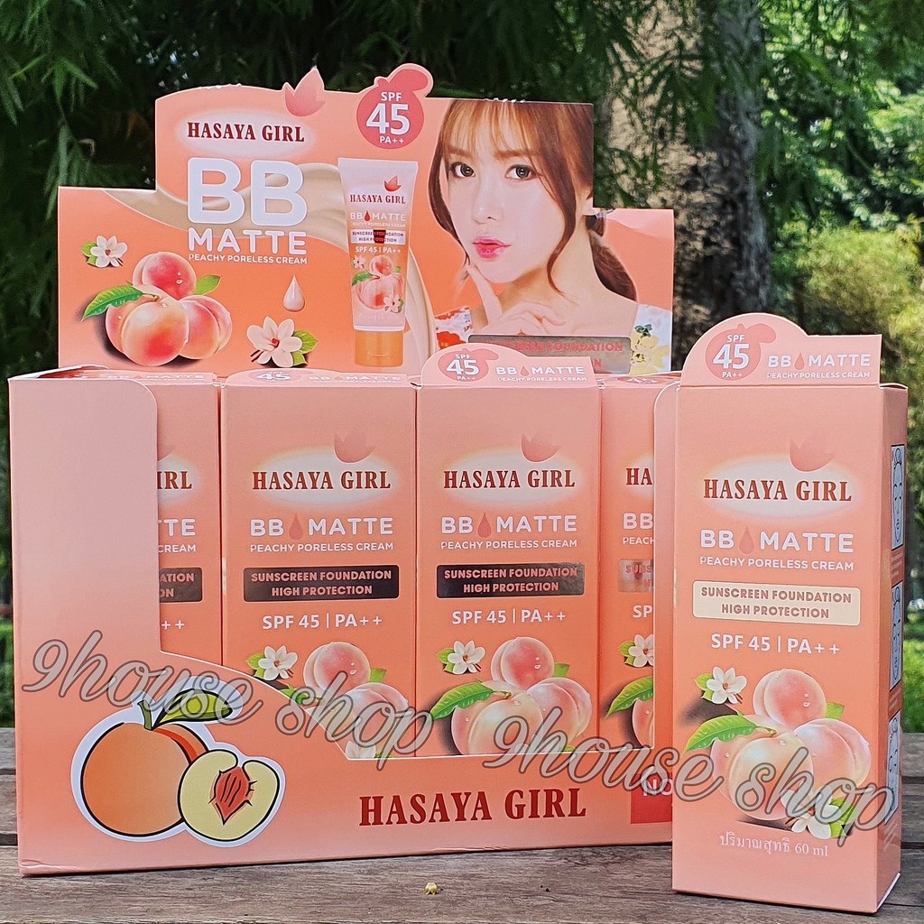Kem Nền Chống Nắng HASAYA GIRL BB MATTE PEACH 50ml Thái Lan | BigBuy360 - bigbuy360.vn