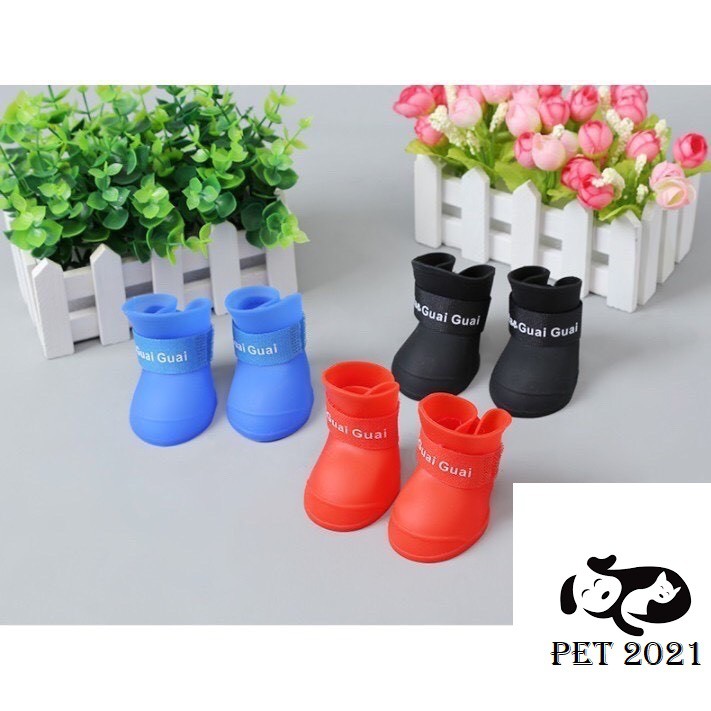 Giày Đi Mưa Thời Trang Dành Cho Chó - PET 2021