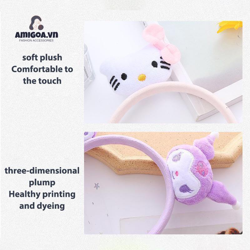 ✨✨Cài tóc bờm tóc thú bông Kuromi Sanrio đáng yêu