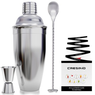 USA-Bộ dụng cụ pha chế cocktail inox