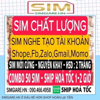 Combo 50 Sim Vietnam nhận code