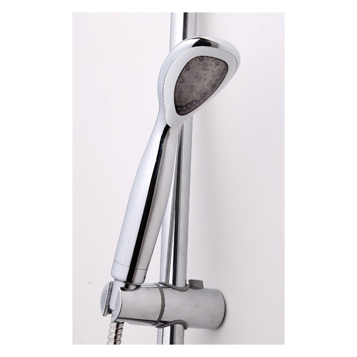 vòi sen đèn LED tự sáng, đổi màu cảm ứng theo nhiệt độ nước, loại nhỏ. vs12
