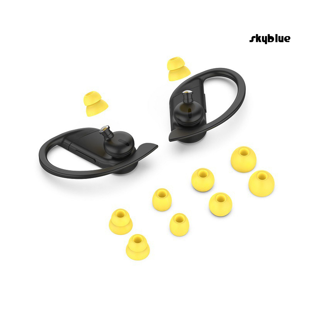 [SK]8Pcs Mini Soft Silicone In-Ear Bluetooth Earphone Plug Tips for Powerbeats Pro/3