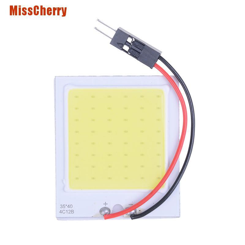 Bảng Đèn Led 48 Smd Cob 3w 12v Ánh Sáng Trắng Cho Xe Hơi